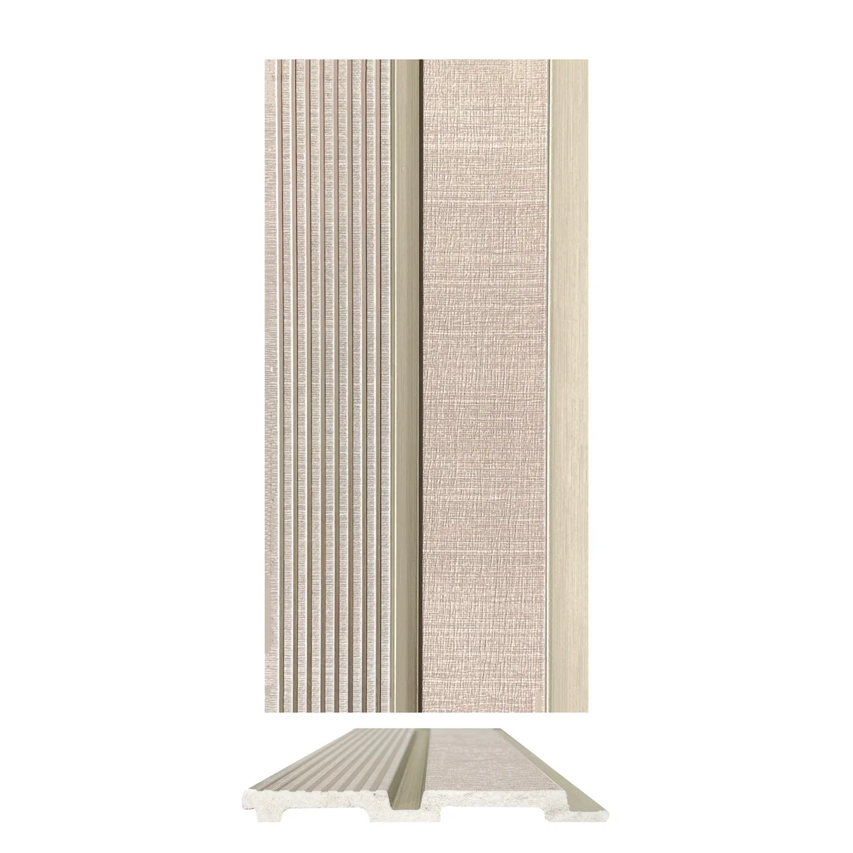 Caspia PVC Wall Panel Louvers Panel/Planks 8 Feet * 5 Inch - HL 318 MT