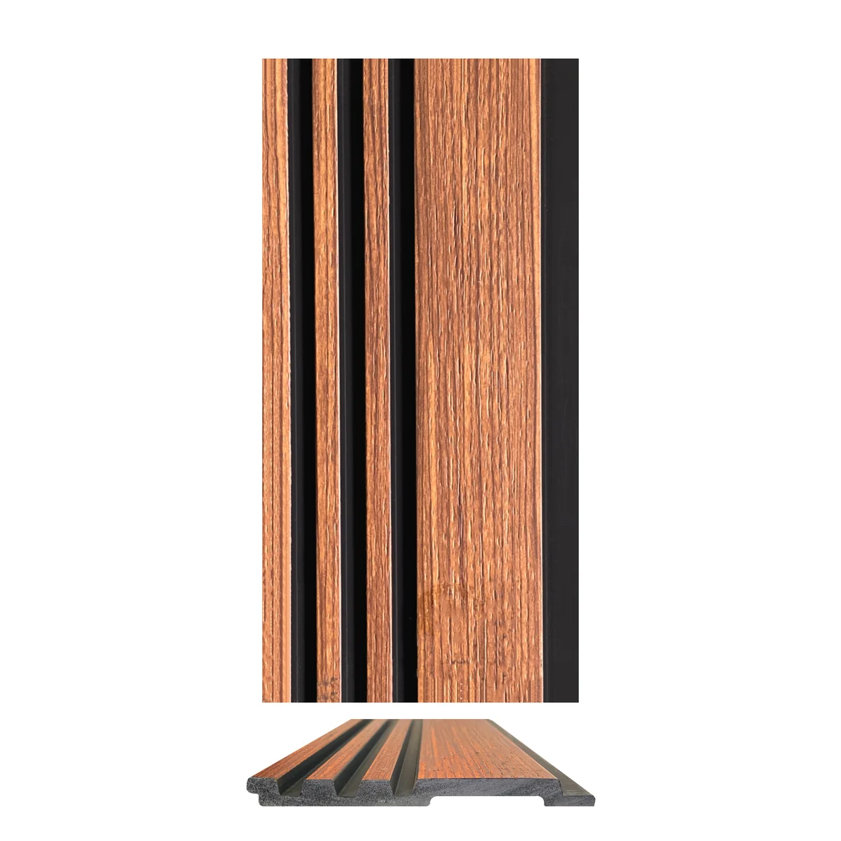 WoodGrove PVC Wall Panel Louvers Panel/Planks 8 Feet * 5 Inch - HL 372 MT