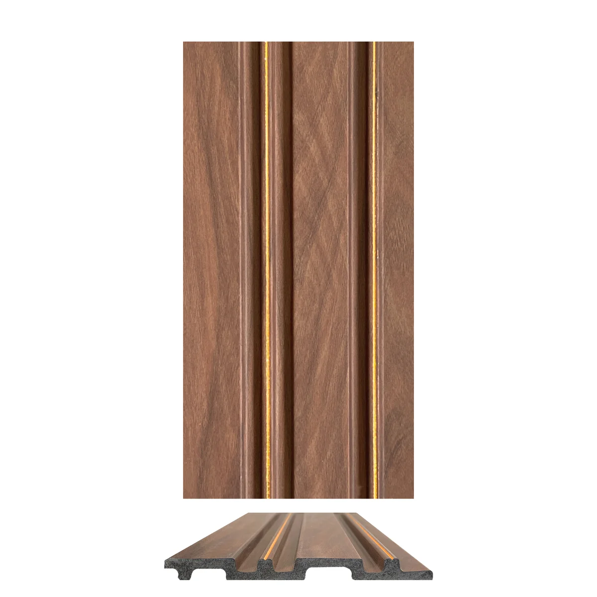 WoodGrove PVC Wall Panel Louvers Panel/Planks 8 Feet * 5 Inch - HL 662 MT