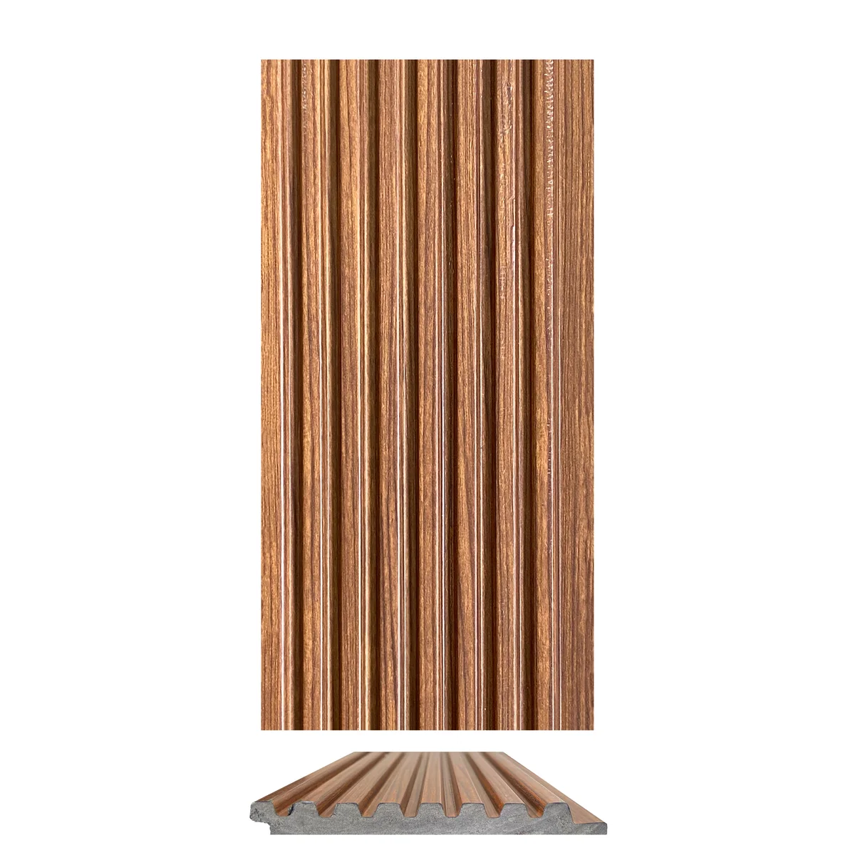 Cladyne PVC Wall Panel Louvers Panel/Planks 8 Feet * 5 Inch - CL 5201 MT