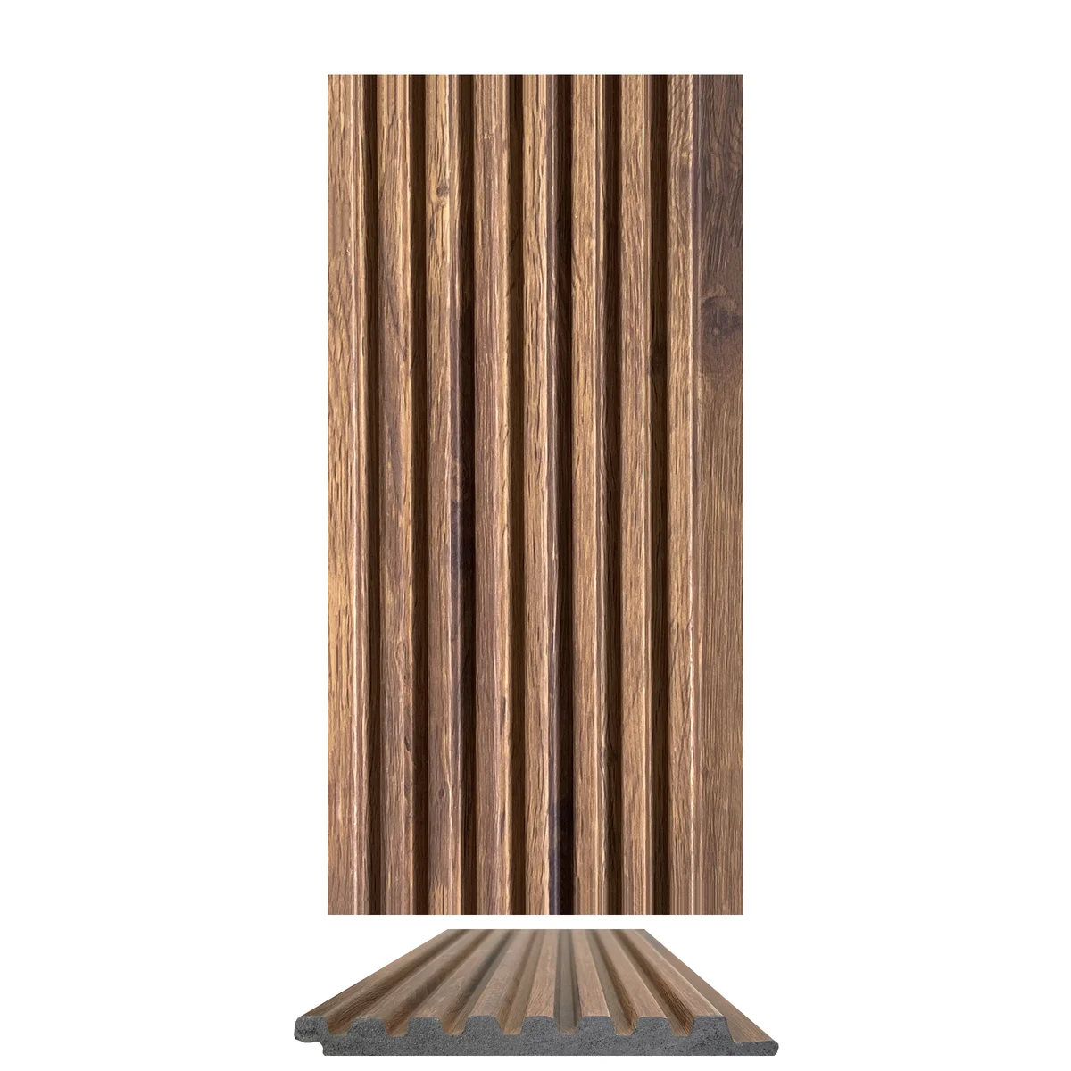 Cladyne PVC Wall Panel Louvers Panel/Planks 8 Feet * 5 Inch - CL 5202 MT
