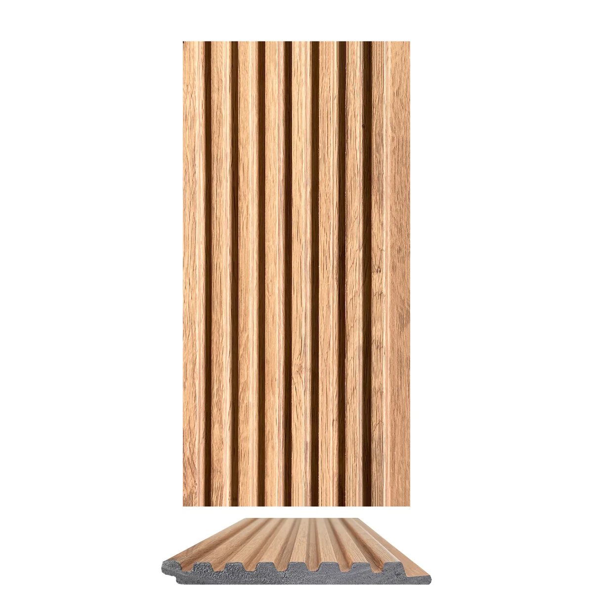WoodGrove PVC Wall Panel Louvers Panel/Planks 8 Feet * 5 Inch - HL 233 MT