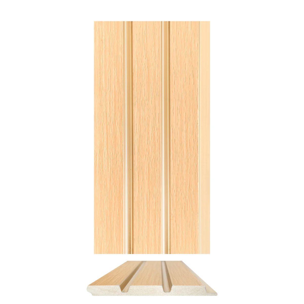 WoodGrove PVC Wall Panel Louvers Panel/Planks 8 Feet * 5 Inch - HL 911 MT