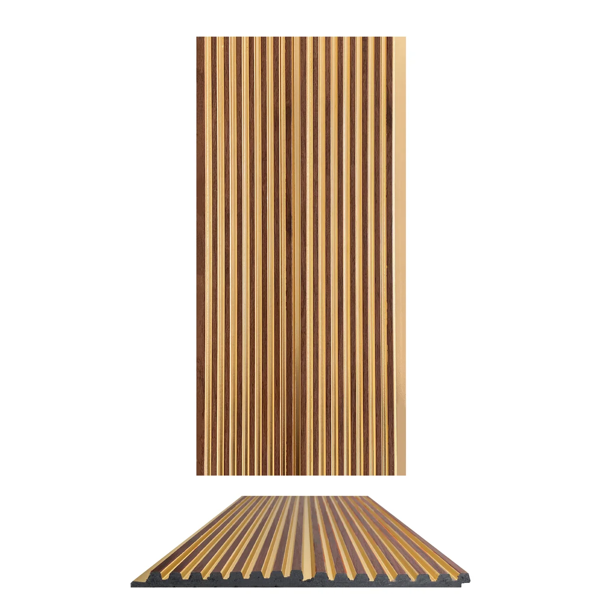 WoodGrove PVC Wall Panel Louvers Panel/Planks 8 Feet * 5 Inch - CB 236 MT