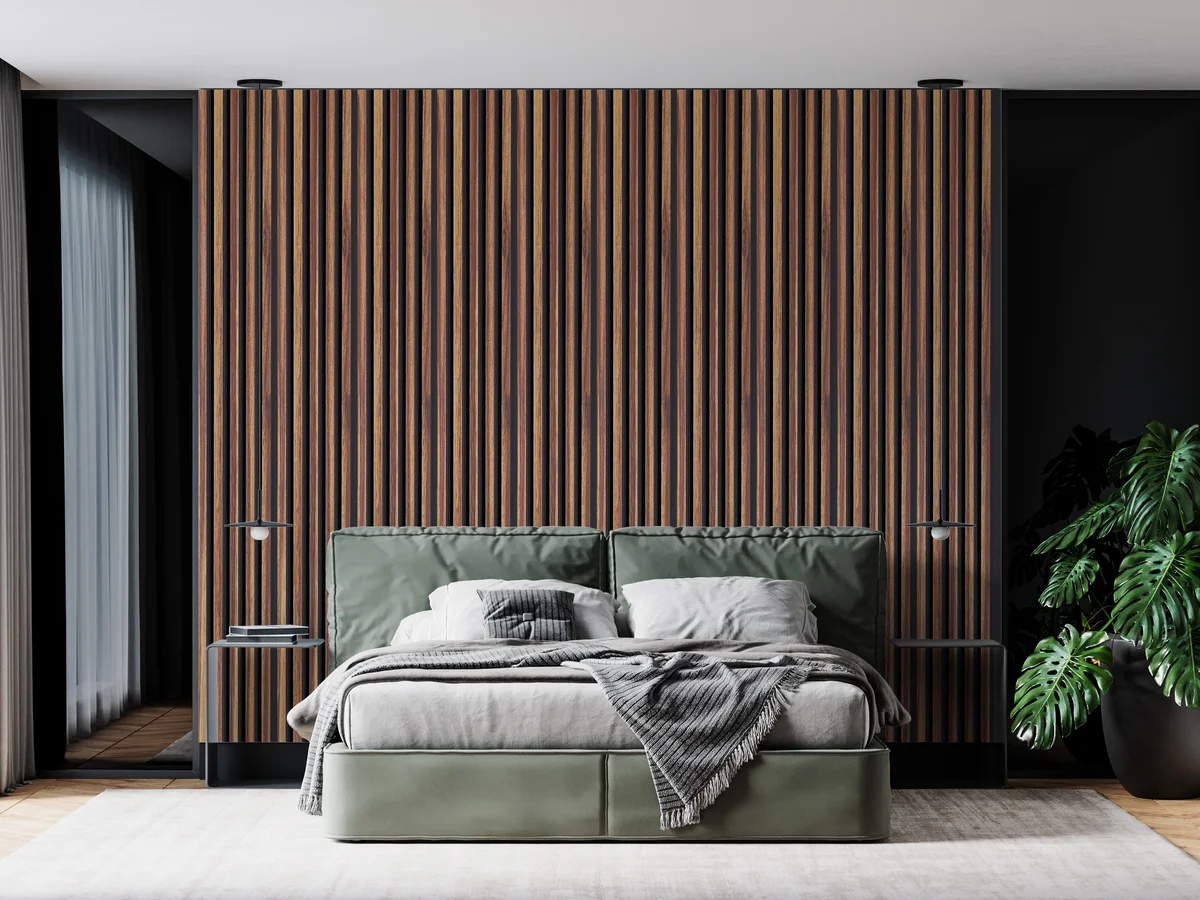 WoodGrove PVC Wall Panel Louvers Panel/Planks 8 Feet * 5 Inch - HL 503 MT