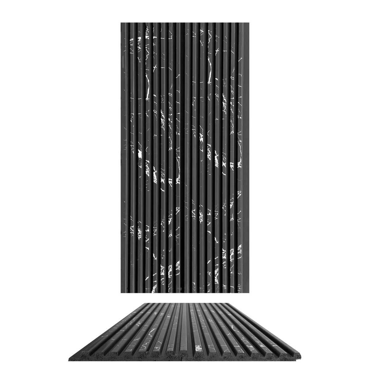 Marbelite PVC Wall Panel Louvers Panel/Planks 8 Feet * 5 Inch - CB 237 MT
