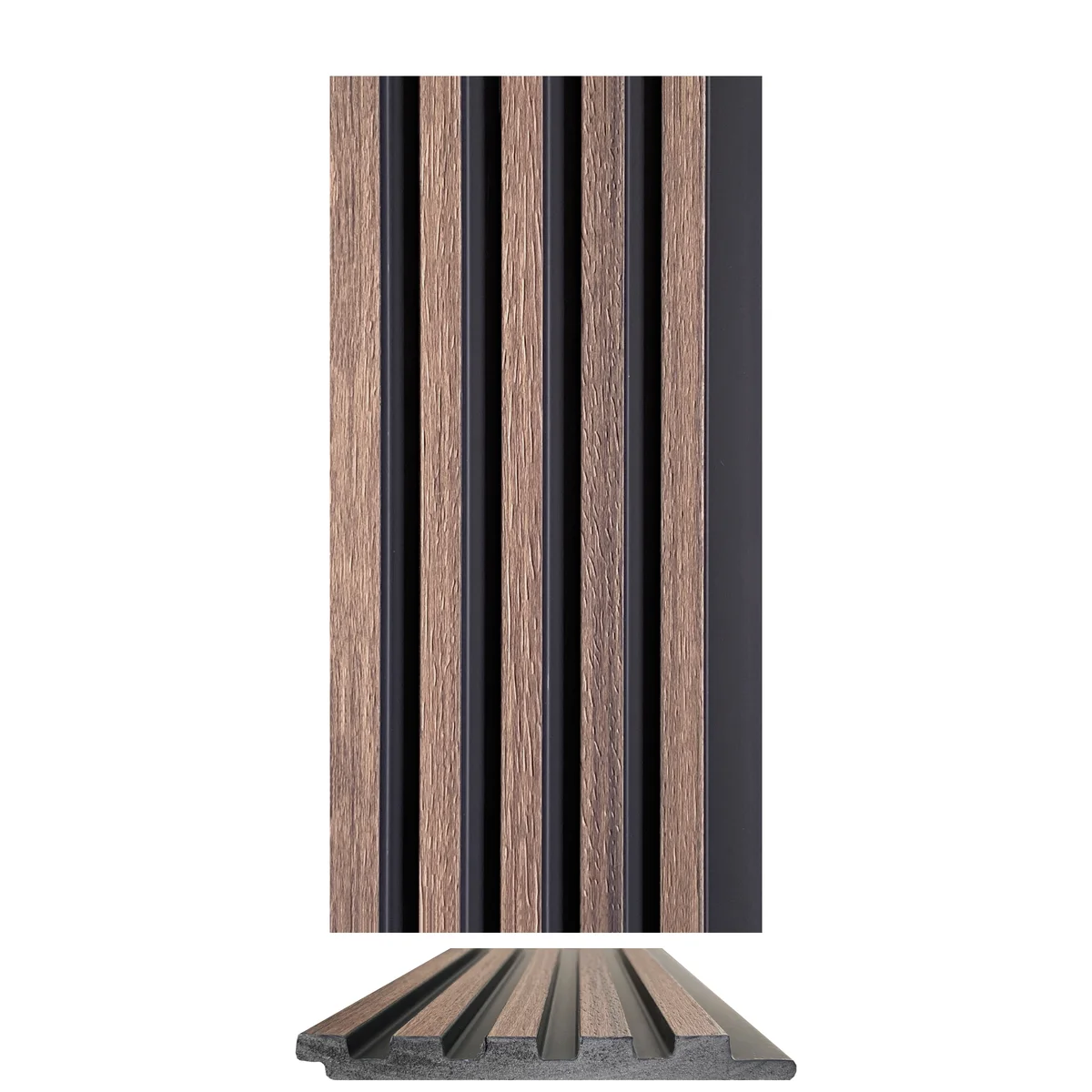 WoodGrove PVC Wall Panel Louvers Panel/Planks 8 Feet * 5 Inch - HL 504 MT