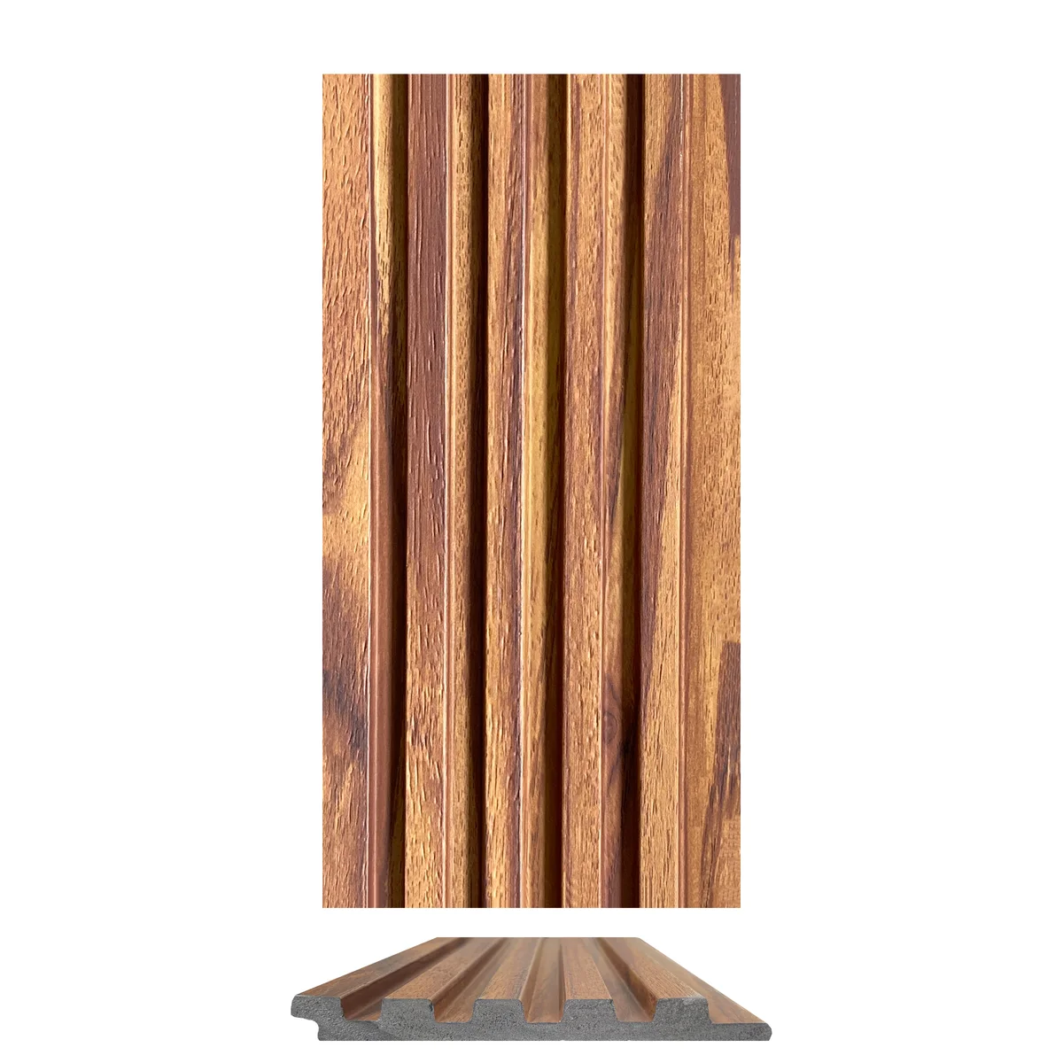 WoodGrove PVC Wall Panel Louvers Panel/Planks 8 Feet * 5 Inch - HL 509 MT