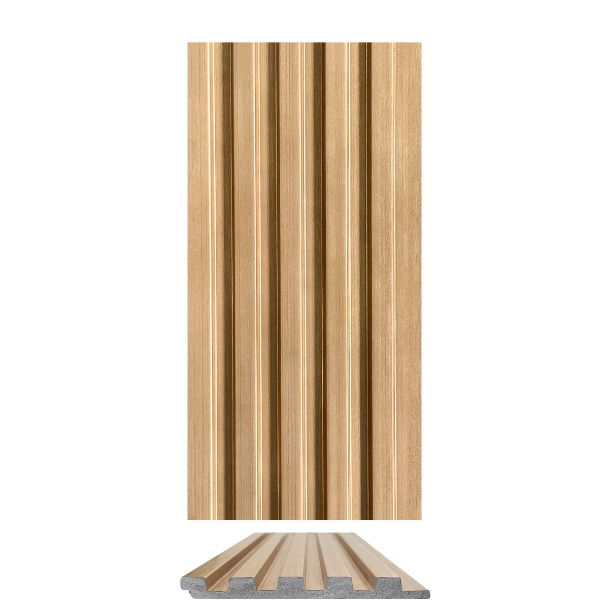 WoodGrove PVC Wall Panel Louvers Panel/Planks 8 Feet * 5 Inch - HL 523 MT