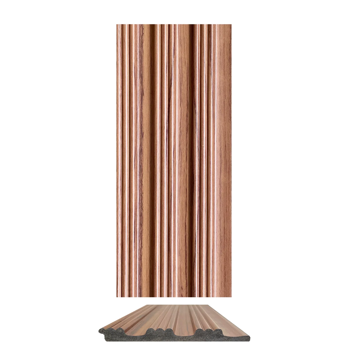 Cladyne PVC Wall Panel Louvers Panel/Planks 8 Feet * 5 Inch - CL 5220 MT