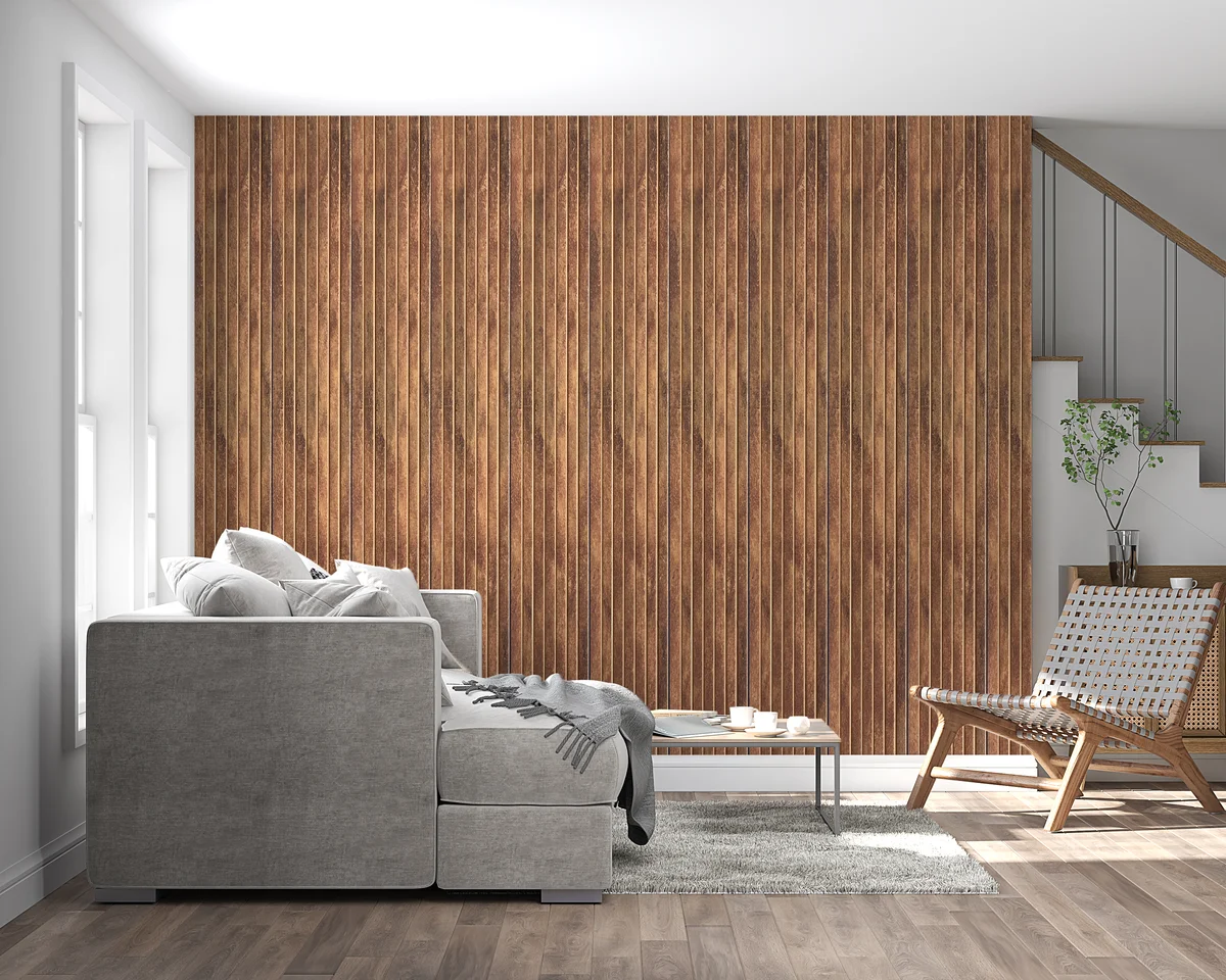 WoodGrove PVC Wall Panel Louvers Panel/Planks 8 Feet * 5 Inch - HL 601 MT