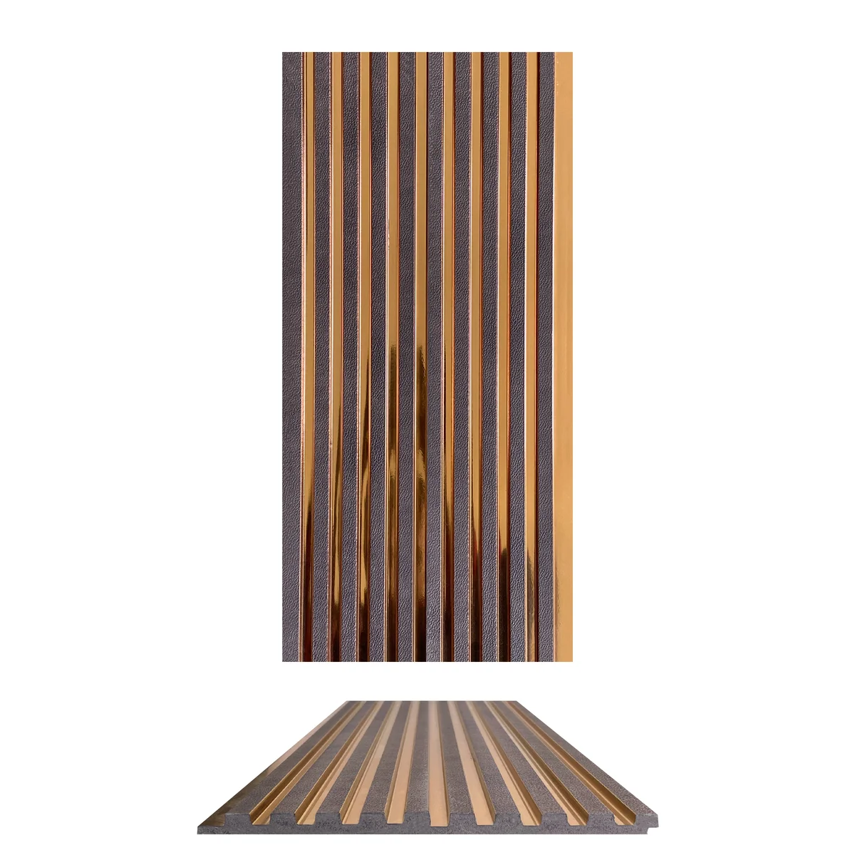 Caspia PVC Wall Panel Louvers Panel/Planks 8 Feet * 5 Inch - CB 513 MT