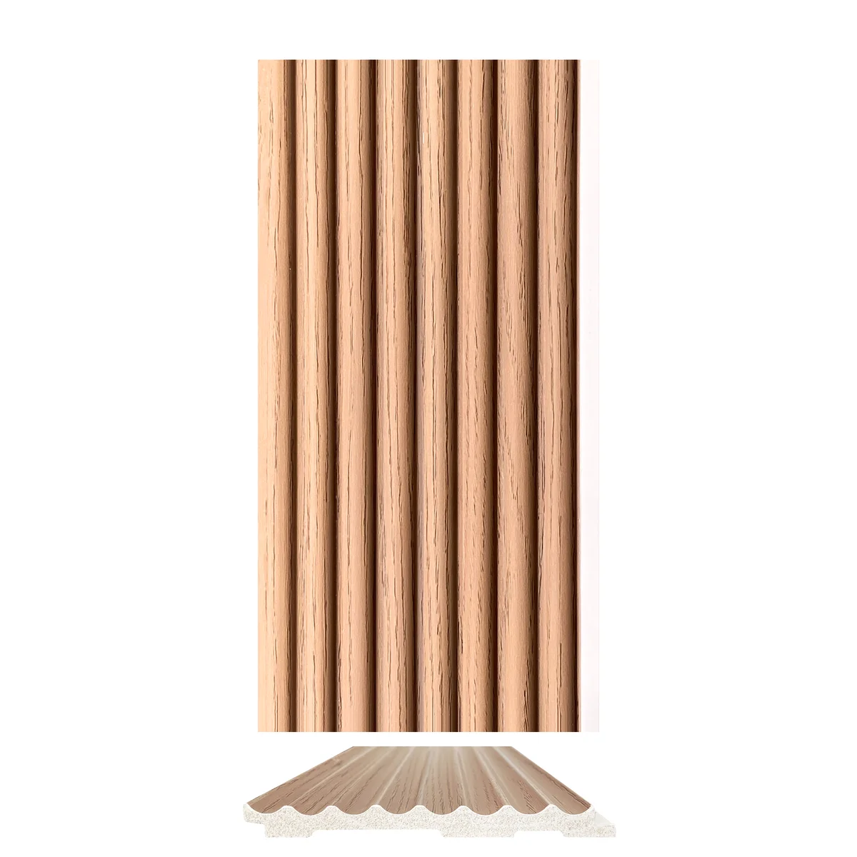 WoodGrove PVC Wall Panel Louvers Panel/Planks 8 Feet * 5 Inch - HL 640 MT