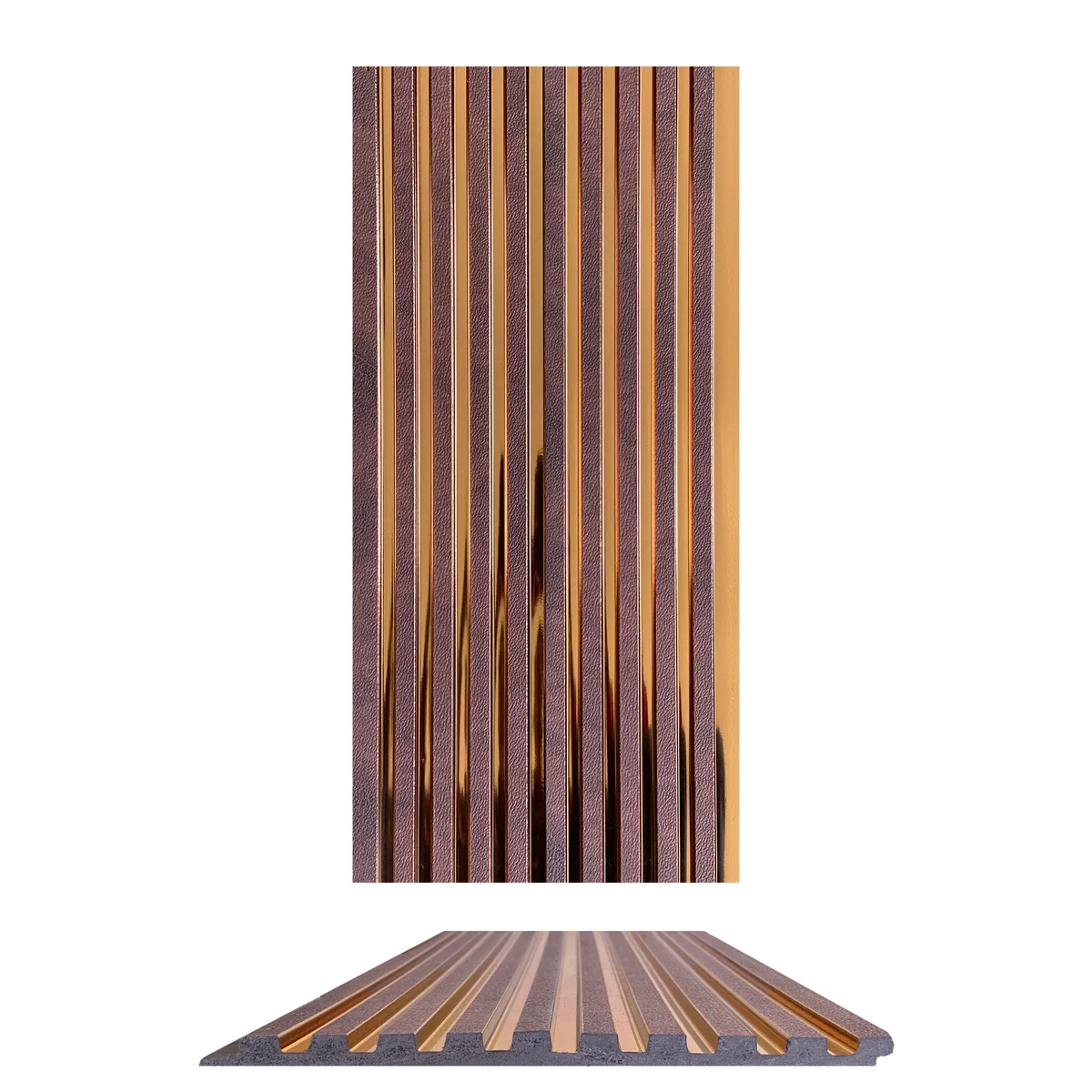 Caspia PVC Wall Panel Louvers Panel/Planks 8 Feet * 5 Inch - CB 543 MT