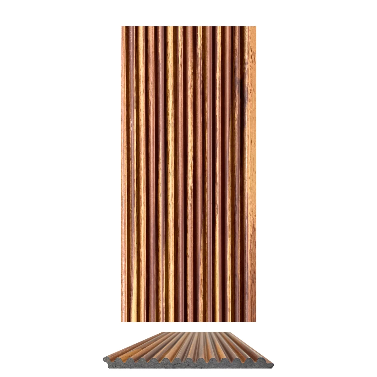 WoodGrove PVC Wall Panel Louvers Panel/Planks 8 Feet * 5 Inch - HL 711 MT