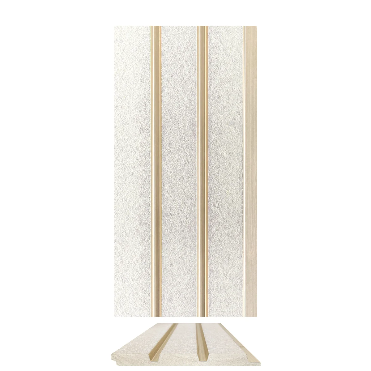Cladyne PVC Wall Panel Louvers Panel/Planks 8 Feet * 5 Inch - CL 5254 MT
