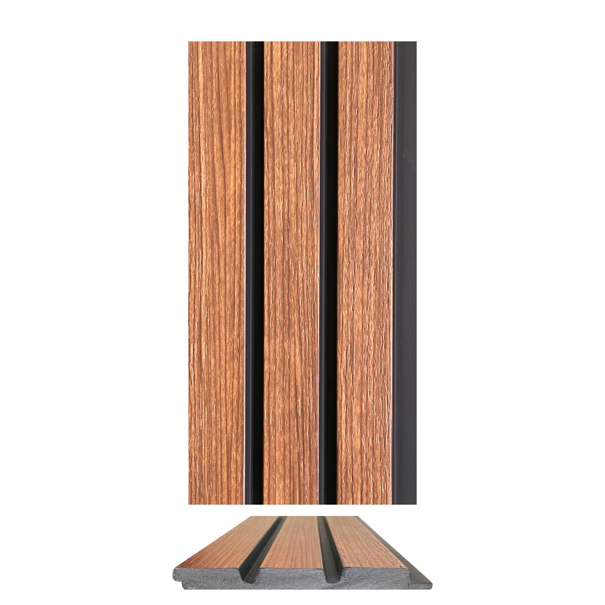 WoodGrove PVC Wall Panel Louvers Panel/Planks 8 Feet * 5 Inch - HL 925 MT
