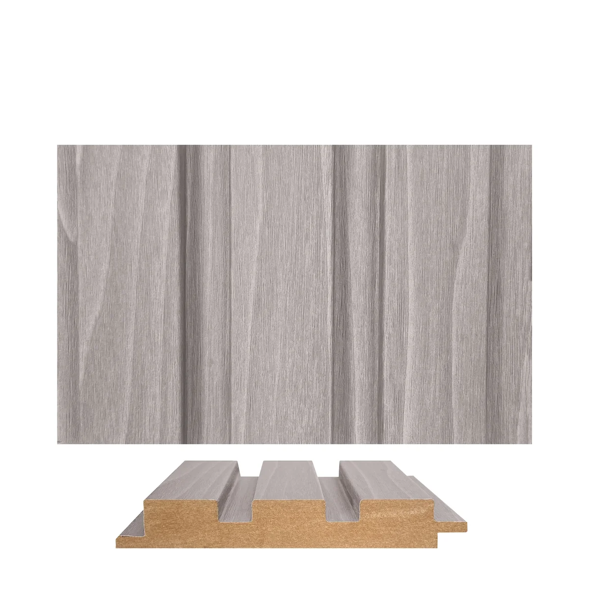 Panalo MDF Wall Panel Louvers Panel/Planks 9 Feet * 5 Inch - PL 413