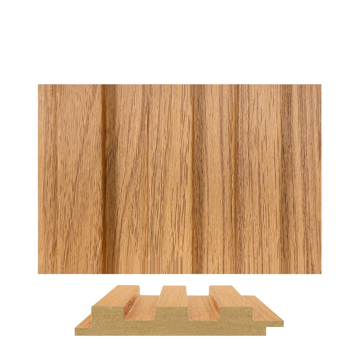 Panalo MDF Wall Panel Louvers Panel/Planks 9 Feet * 5 Inch - PL 578 C