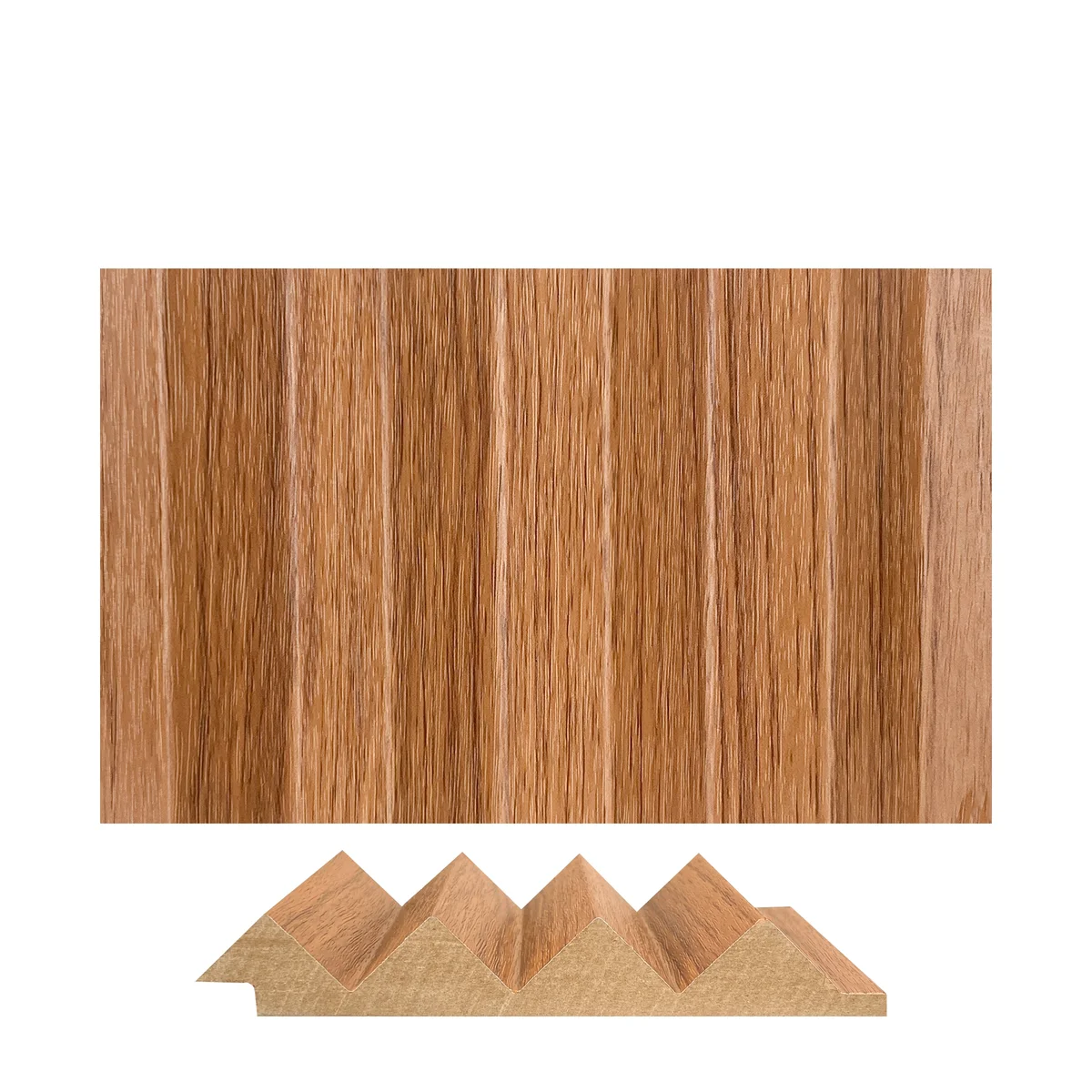 Panalo MDF Wall Panel Louvers Panel/Planks 9 Feet * 5 Inch - PL 578 D