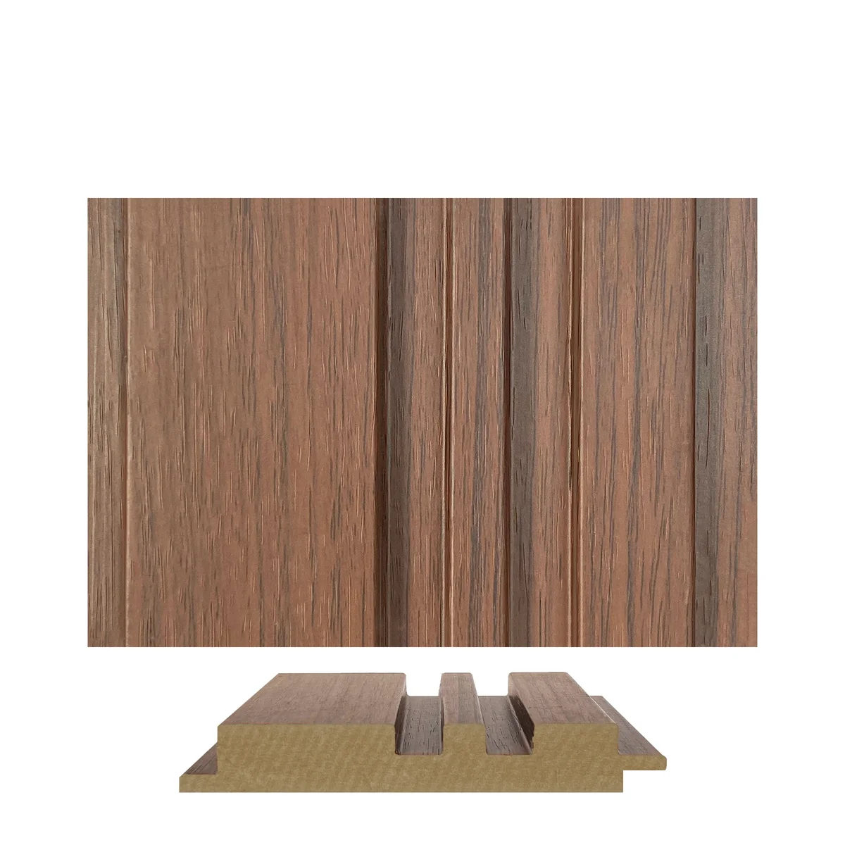 Panalo MDF Wall Panel Louvers Panel/Planks 9 Feet * 5 Inch - PL 579 A