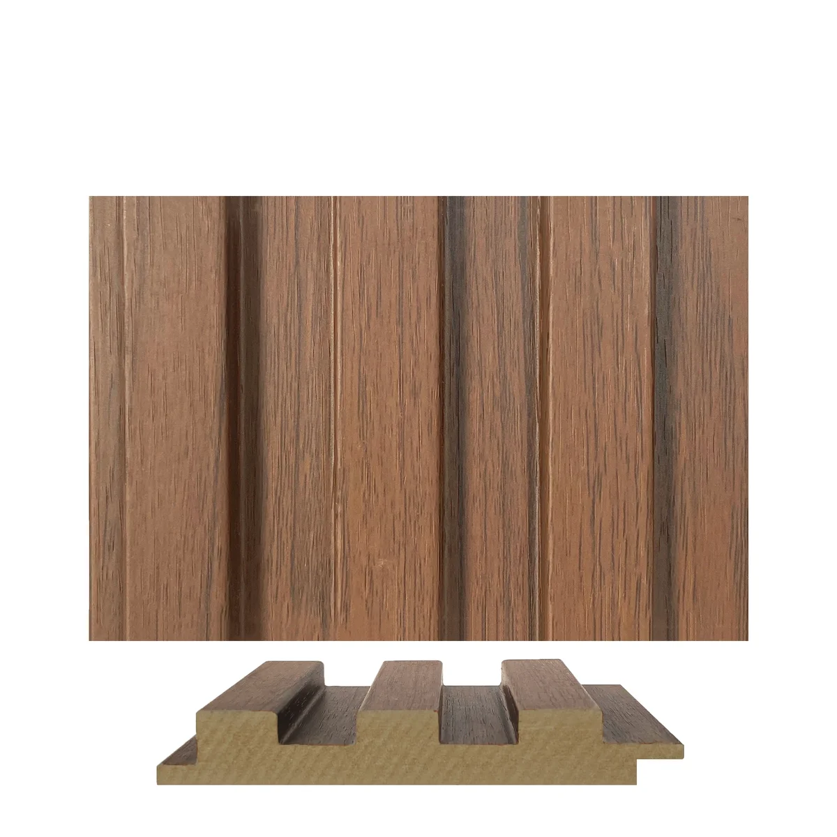 Panalo MDF Wall Panel Louvers Panel/Planks 9 Feet * 5 Inch - PL 579 C