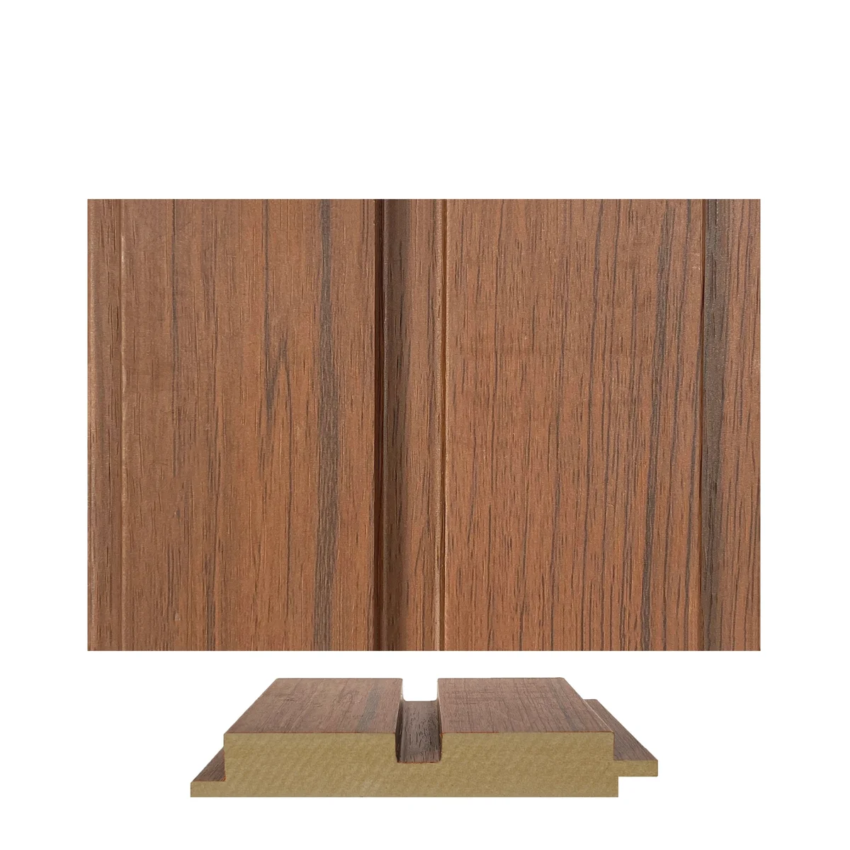 Panalo MDF Wall Panel Louvers Panel/Planks 9 Feet * 5 Inch - PL 579 F