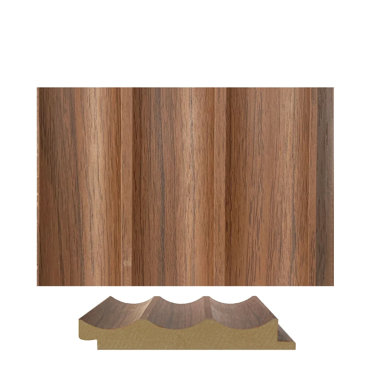 Panalo MDF Wall Panel Louvers Panel/Planks 9 Feet * 5 Inch - PL 579 G