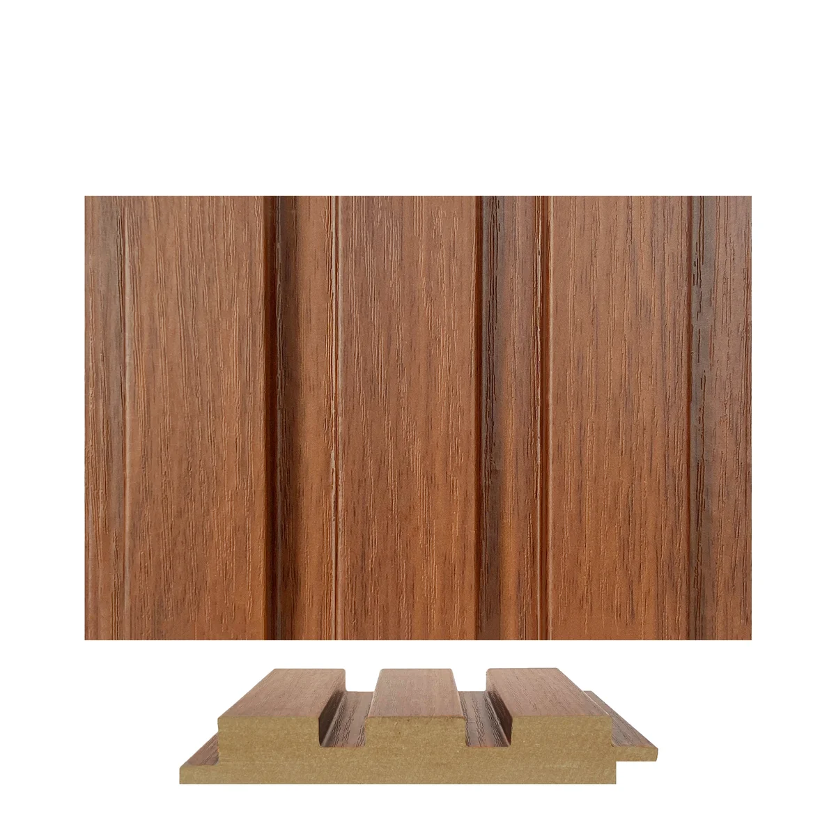 Panalo MDF Wall Panel Louvers Panel/Planks 9 Feet * 5 Inch - PL 938