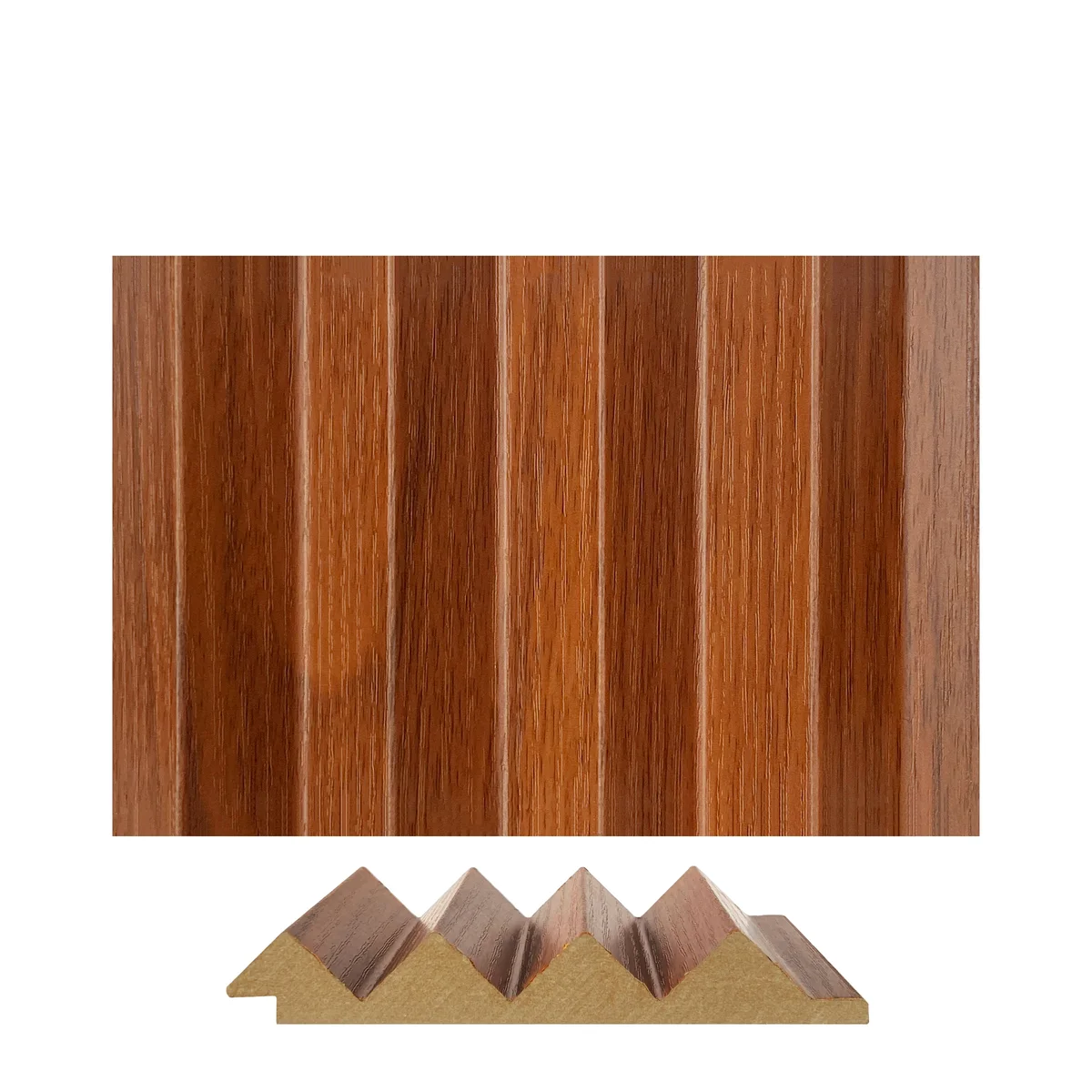 Panalo MDF Wall Panel Louvers Panel/Planks 9 Feet * 5 Inch - PL 938 D