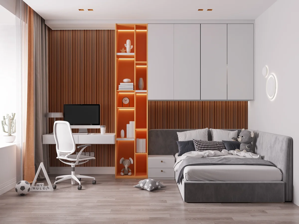 Panalo MDF Wall Panel Louvers Panel/Planks 9 Feet * 5 Inch - PL 938 E
