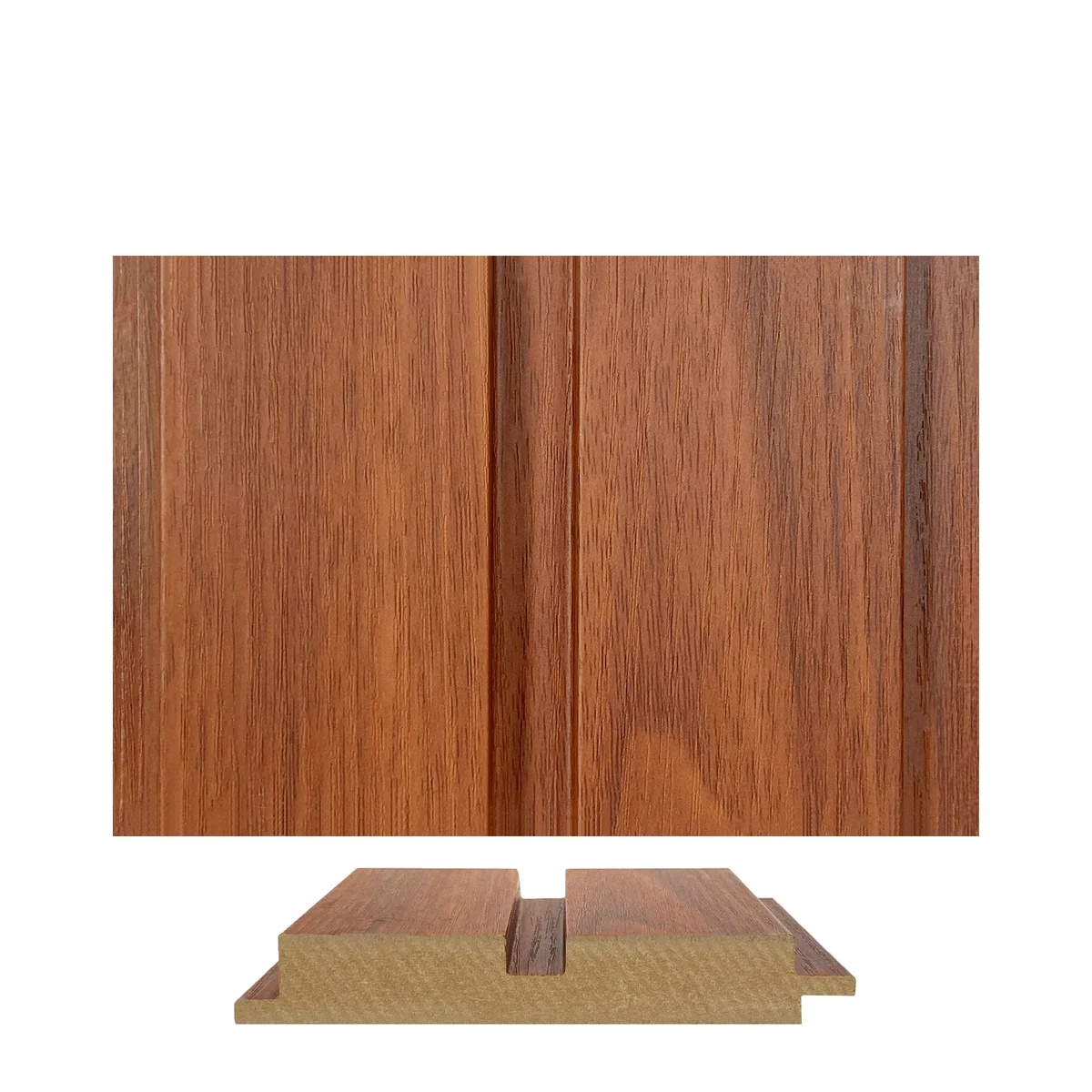 Panalo MDF Wall Panel Louvers Panel/Planks 9 Feet * 5 Inch - PL 938 F