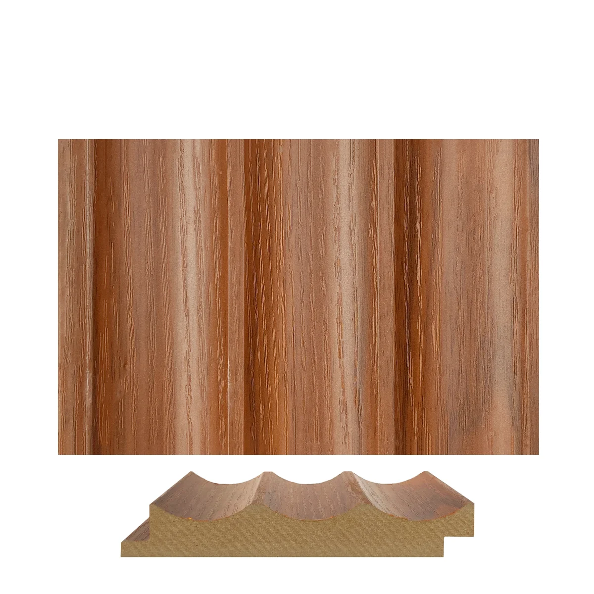 Panalo MDF Wall Panel Louvers Panel/Planks 9 Feet * 5 Inch - PL 938 G