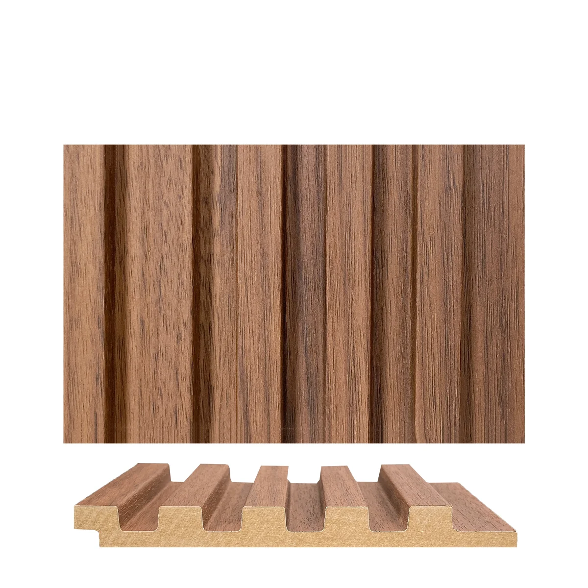 Panalo MDF Wall Panel Louvers Panel/Planks 8 Feet * 5 Inch - PL 9008