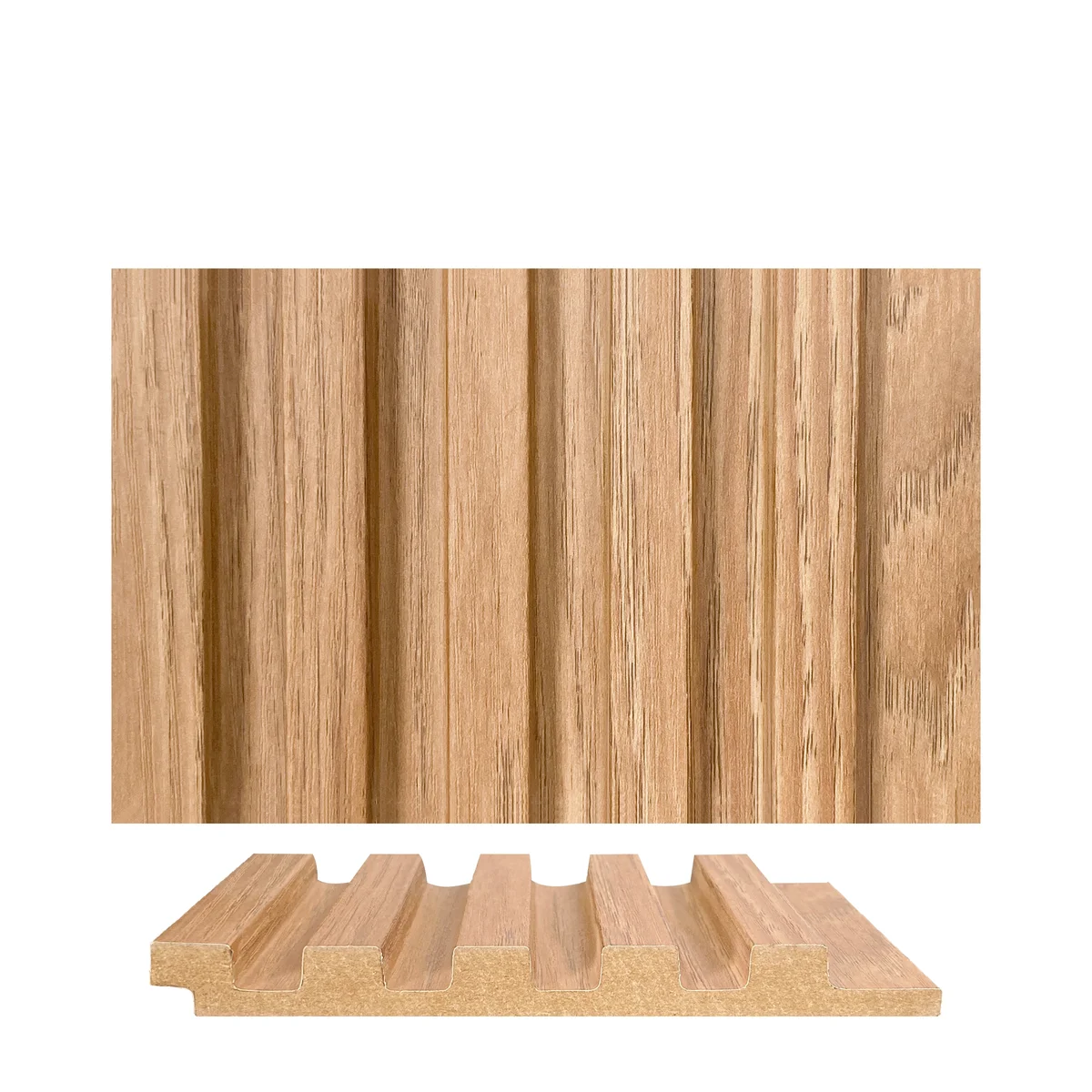 Panalo MDF Wall Panel Louvers Panel/Planks 8 Feet * 5 Inch - PL 9007