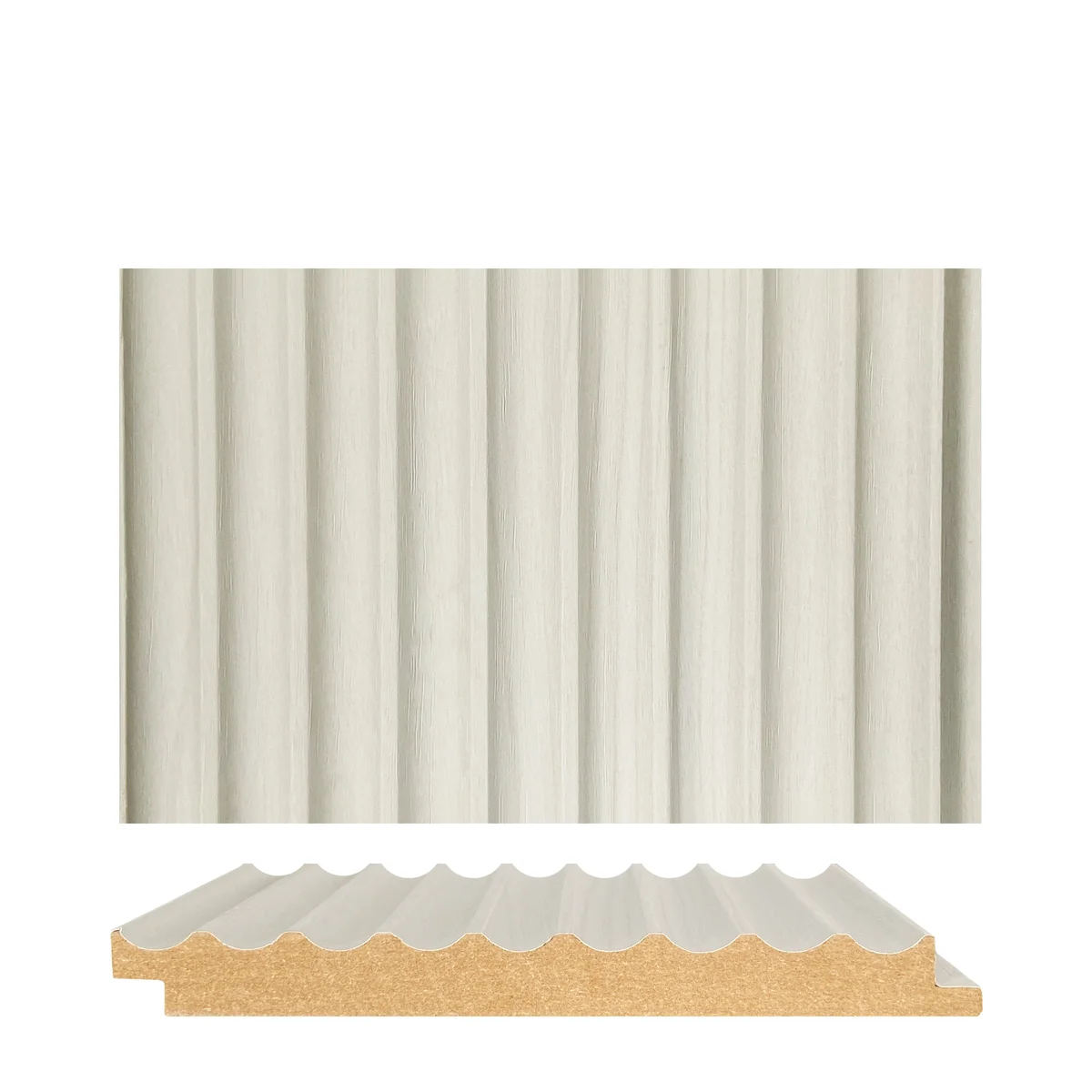 Panalo MDF Wall Panel Louvers Panel/Planks 8 Feet * 5 Inch - PL 9016