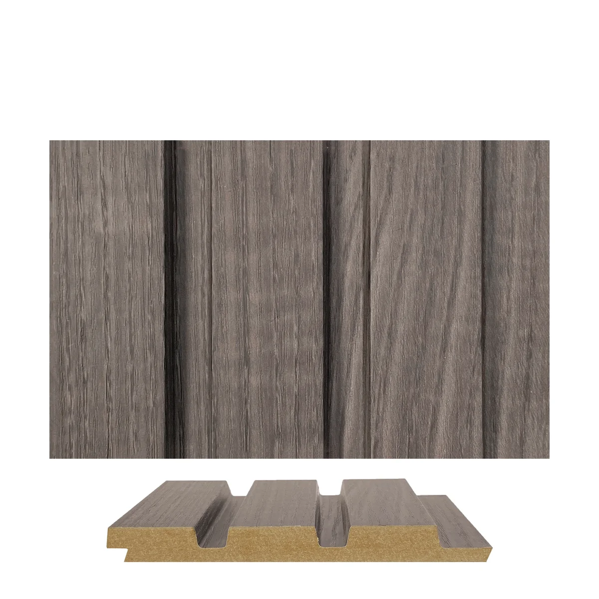 Panalo MDF Wall Panel Louvers Panel/Planks 8 Feet * 5 Inch - PL 9002