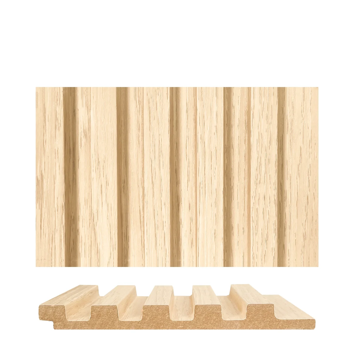 Panalo MDF PVC Wall Panel Louvers Panel/Planks 8 Feet * 5 Inch - PL 9005