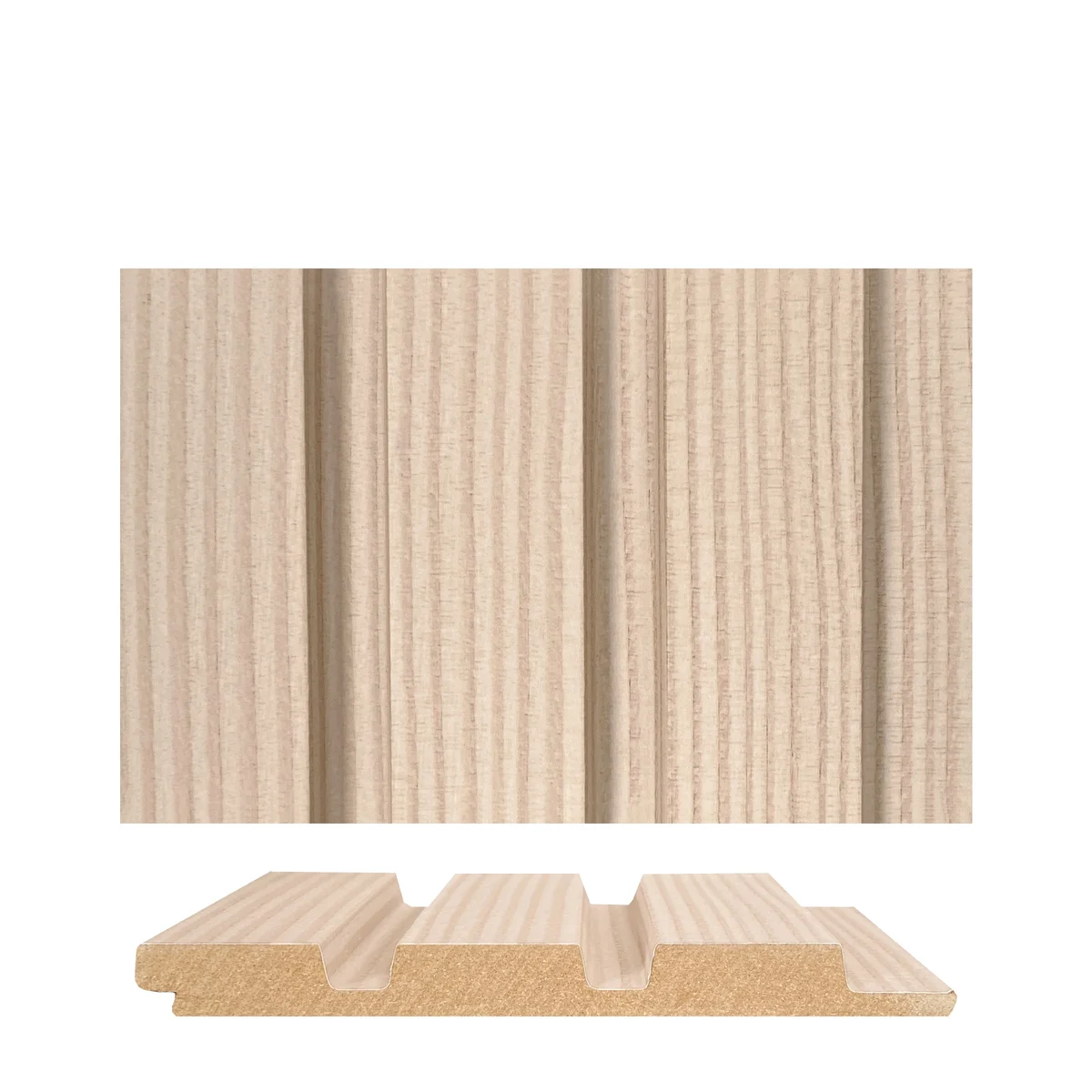 Panalo MDF Wall Panel Louvers Panel/Planks 8 Feet * 5 Inch - PL 9004
