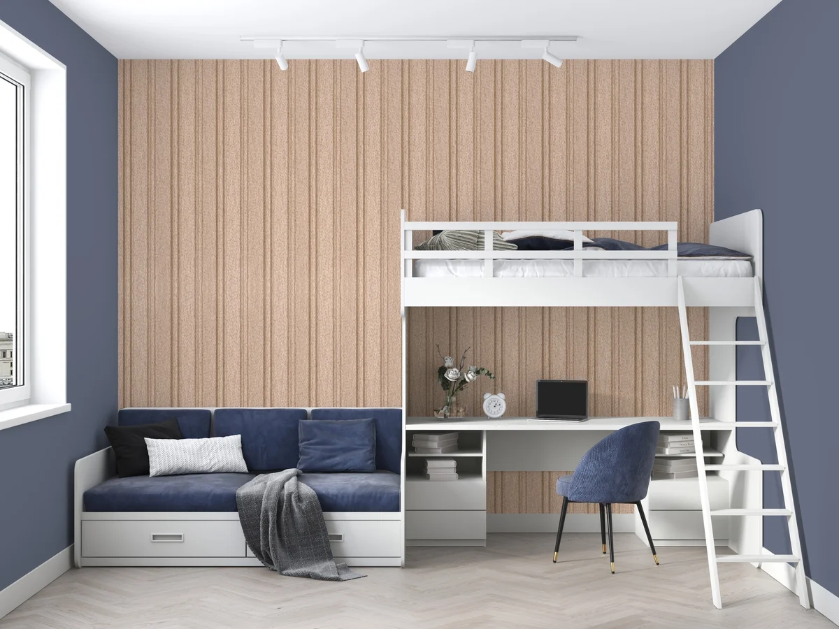 Panalo MDF Wall Panel Louvers Panel/Planks 8 Feet * 5 Inch - PL 9014