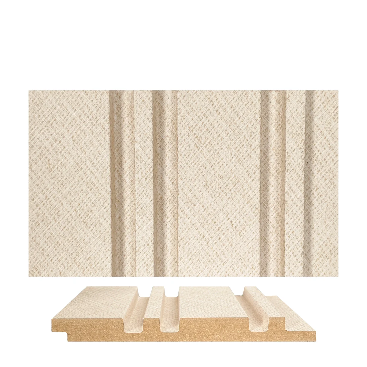 Panalo MDF Wall Panel Louvers Panel/Planks 8 Feet * 5 Inch - PL 9013