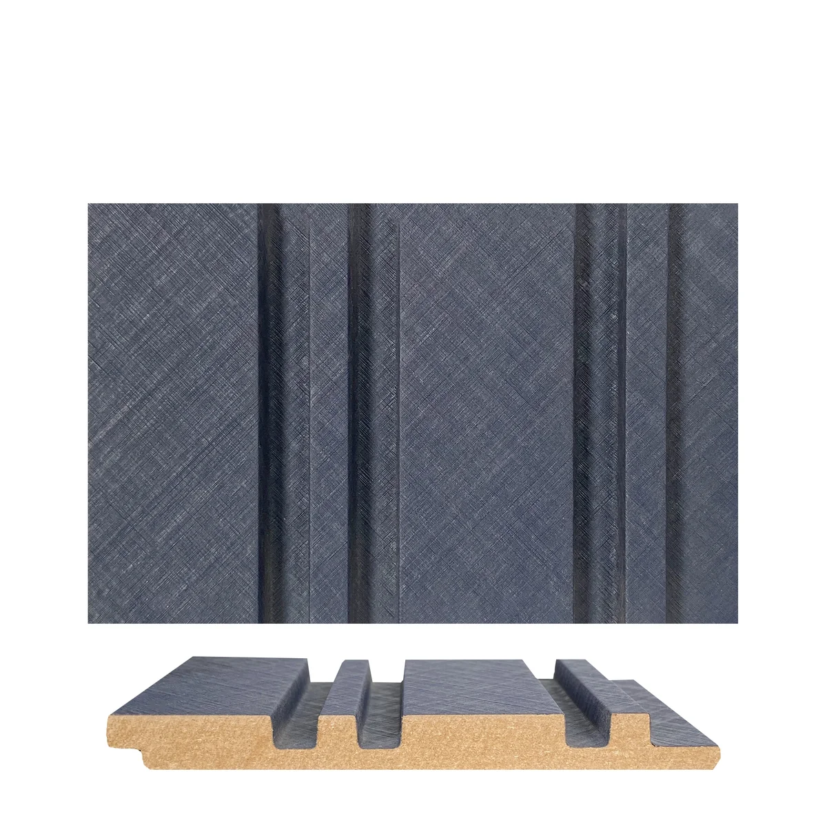 Panalo MDF PVC Wall Panel Louvers Panel/Planks 8 Feet * 5 Inch - PL 9012