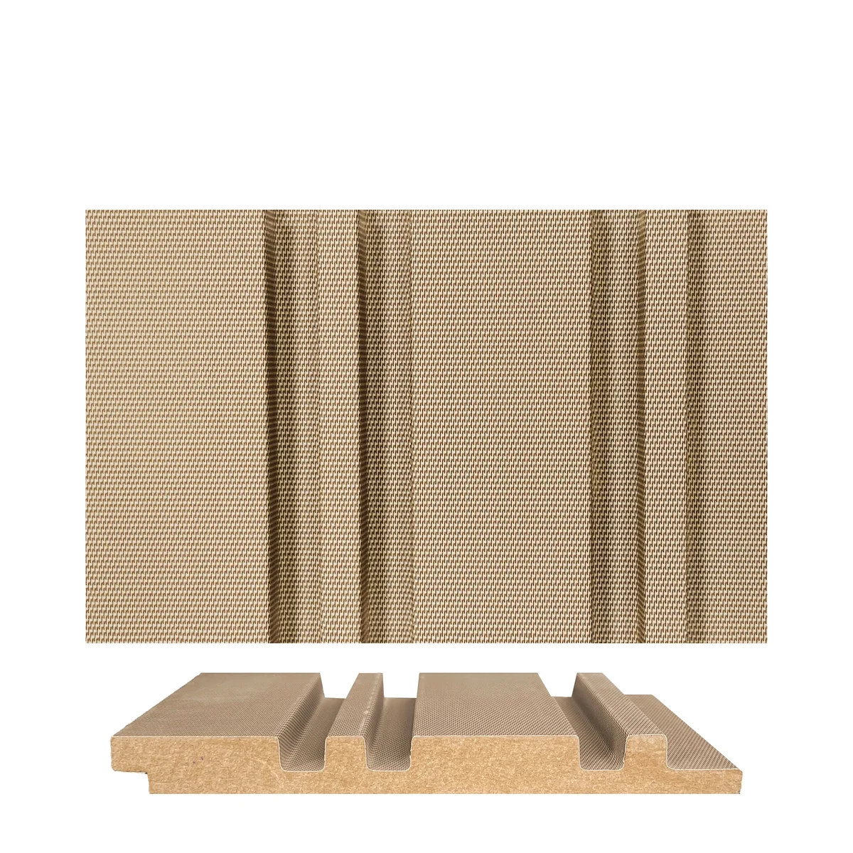 Panalo MDF PVC Wall Panel Louvers Panel/Planks 8 Feet * 5 Inch - PL 9010