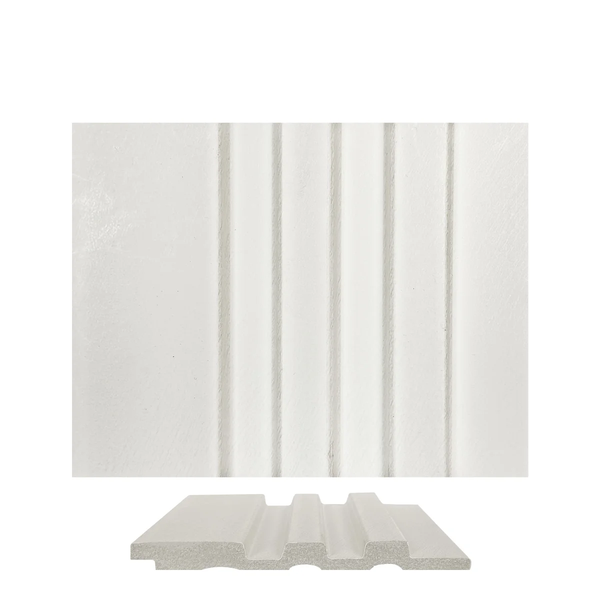 Marbelite PVC Wall Panel Louvers Panel/Planks 9 Feet * 5 Inch - BA 7312 MV
