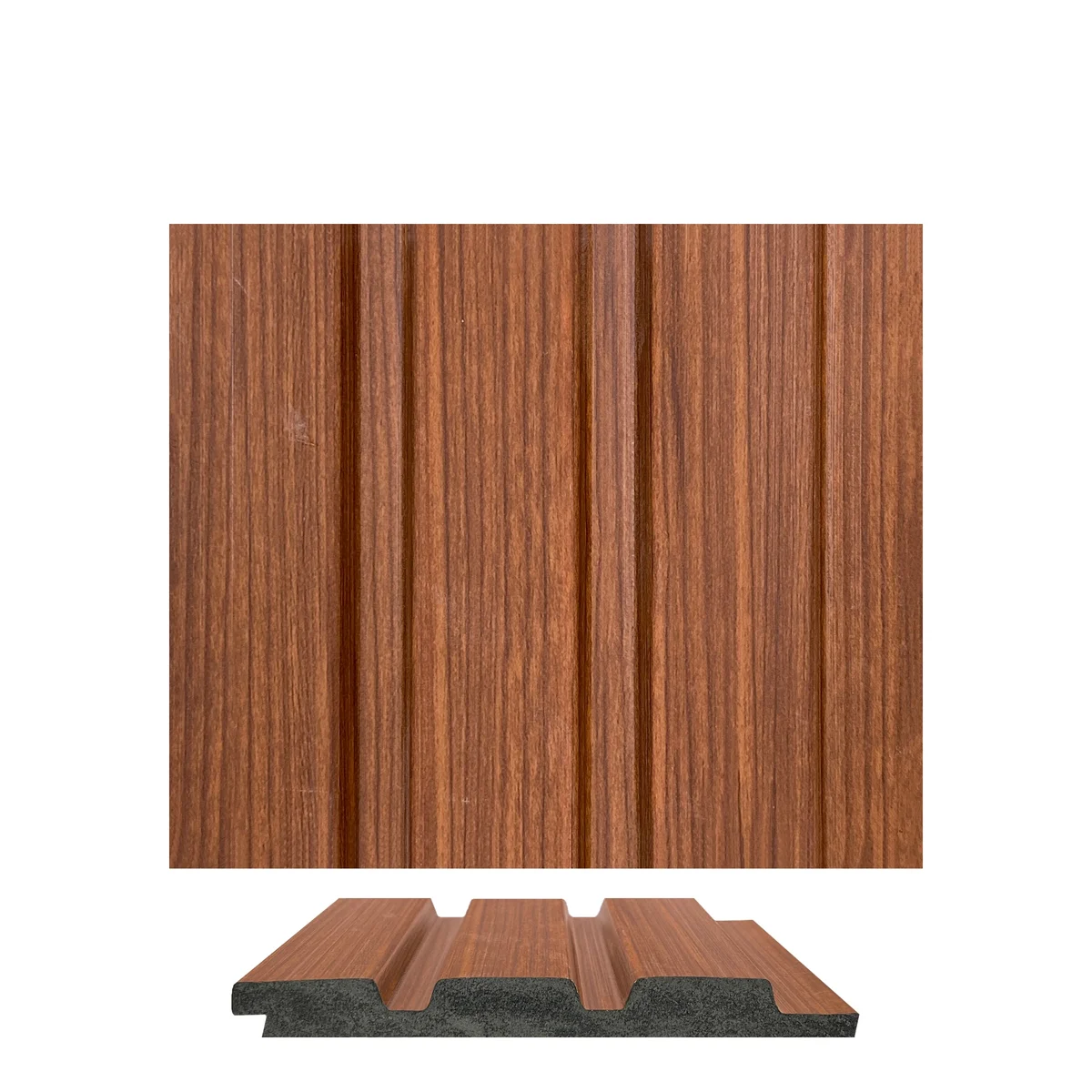 WoodGrove PVC Wall Panel Louvers Panel/Planks 9 Feet * 5 Inch - BA 6201 MV