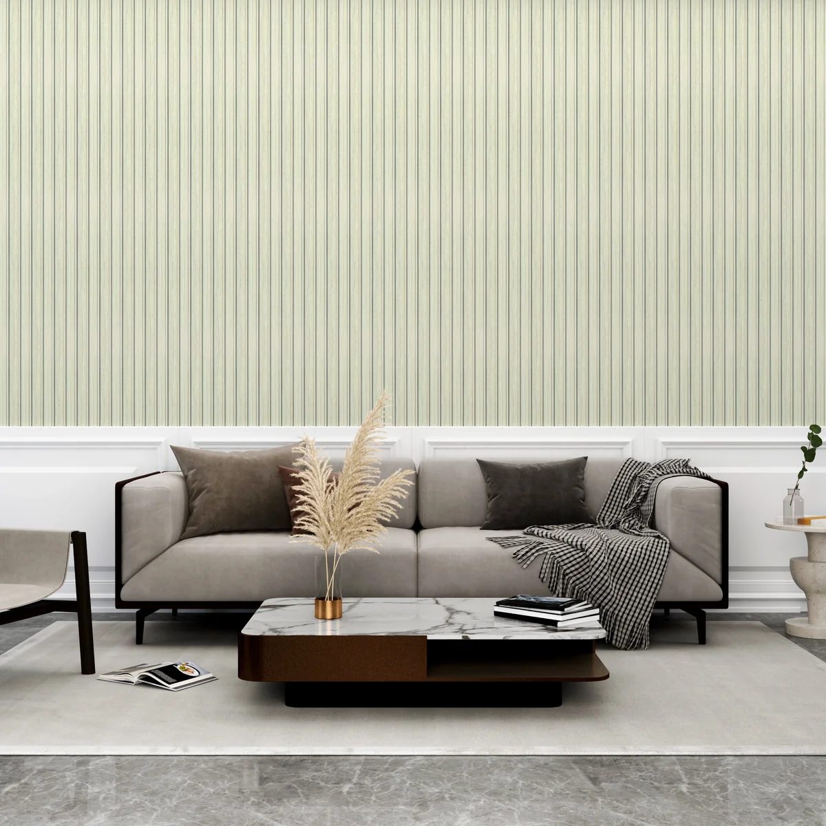Treelam Wallon Vol 1 Louvers Panel/Planks 8 Feet * 5 Inch - WL 1321