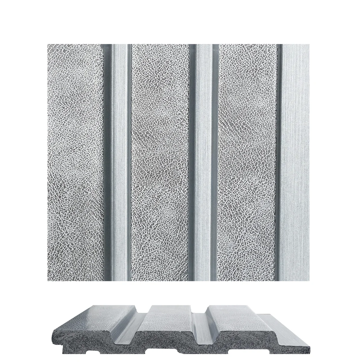 Caspia PVC Wall Panel Louvers Panel/Planks 9 Feet * 5 Inch - BA 7817 MV