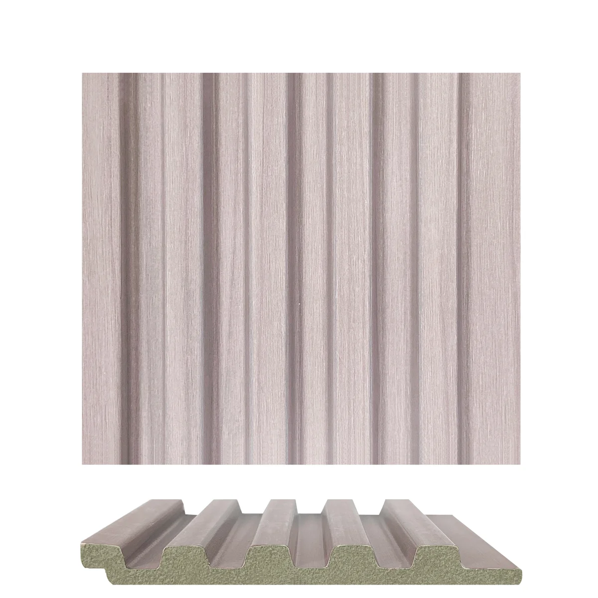 WoodGrove PVC Wall Panel Louvers Panel/Planks 9 Feet * 5 Inch - BA 7603 MV