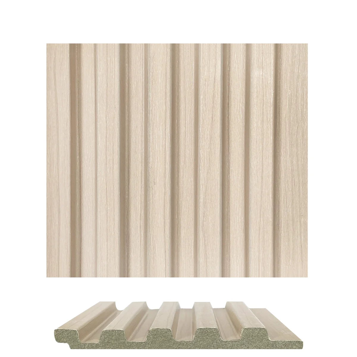 WoodGrove PVC Wall Panel Louvers Panel/Planks 9 Feet * 5 Inch - BA 7604 MV