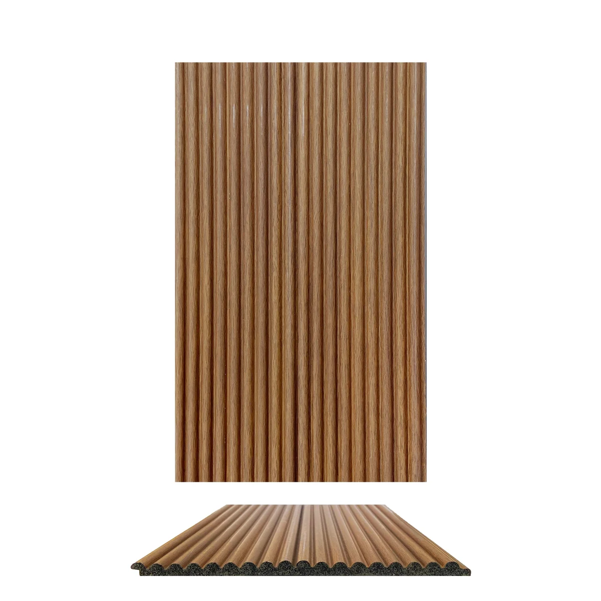 Cladyne PVC Wall Panel Louvers Panel/Planks 8 Feet * 3.75 Inch - CL 6221 ND